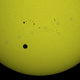 Illustration for article titled Mindblowing picture shows Hubble Telescope AND Venus in dual transit across the Sun